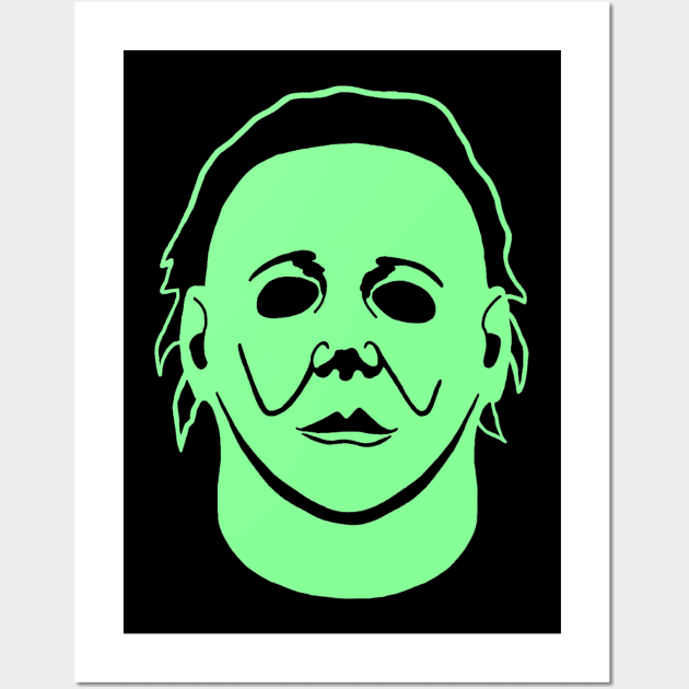 Minty Michael Myers Wall Art by The_Shape